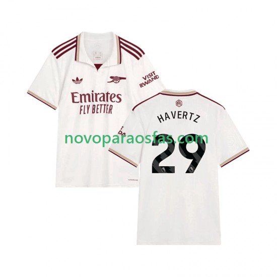 Camisolas Arsenal Kai Havertz 29 Homem Alternativo 2025-2026 Manga Curta