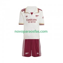 Camisolas Arsenal Criança Alternativo 2025-2026 Manga Curta