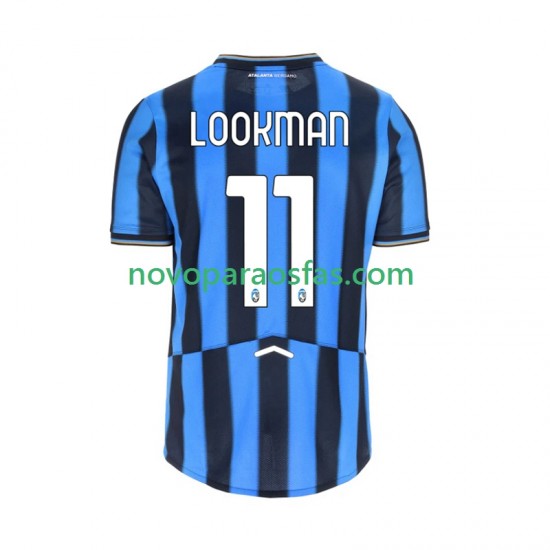 Camisolas Atalanta Ademola Lookman 11 Homem Casa 2025-2026 Manga Curta