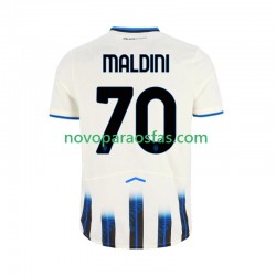 Camisolas Atalanta Daniel Maldini 70 Homem Visitante 2025-2026 Manga Curta