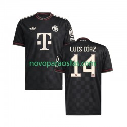 Camisolas Bayern de Munique Luis Diaz 14 Homem Alternativo 2025-2026 Manga Curta
