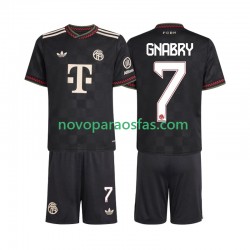 Camisolas Bayern de Munique Serge Gnabry 7 Criança Alternativo 2025-2026 Manga Curta