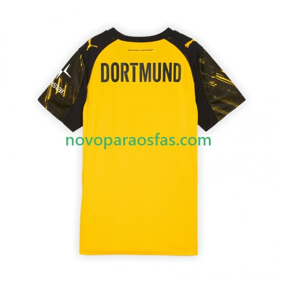 Camisolas Borussia Dortmund Homem Casa 2025-2026 Manga Curta
