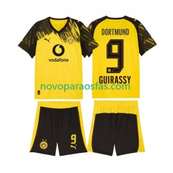 Camisolas Borussia Dortmund Serhou Guirassy 9 Criança Casa 2025-2026 Manga Curta