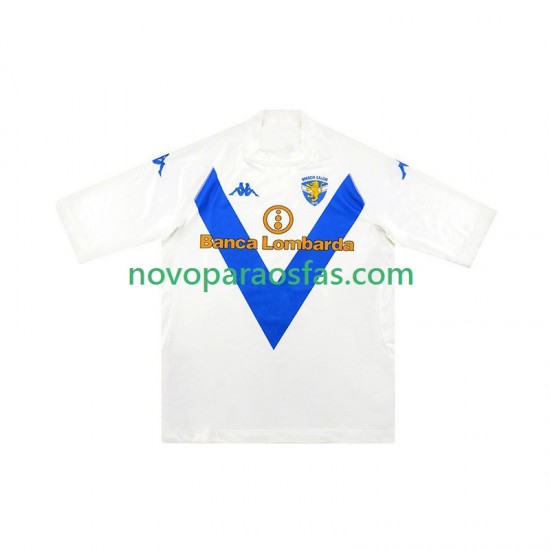 Camisolas Brescia Calcio 2003 Retro Homem Visitante 2004 Manga Curta