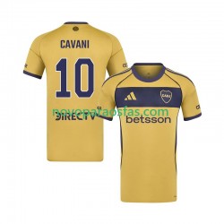 Camisolas CA Boca Juniors Edinson Cavani 10 Homem Visitante 2025-2026 Manga Curta