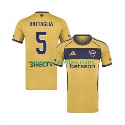 Camisolas CA Boca Juniors Rodrigo Battaglia 5 Homem Visitante 2025-2026 Manga Curta