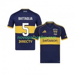 Camisolas CA Boca Juniors Rodrigo Battaglia 5 Homem Casa 2025-2026 Manga Curta
