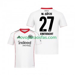 Camisolas Eintracht Frankfurt Mario Gotze 27 Homem Visitante 2025-2026 Manga Curta