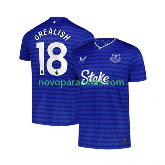 Camisolas Everton Jack Grealish 18 Homem Casa 2025-2026 Manga Curta