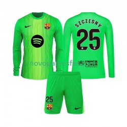 Camisolas FC Barcelona Szczesny 25 Guarda-redes Criança Casa 2025-2026 Manga Comprida