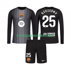 Camisolas FC Barcelona Szczesny 25 Guarda-redes Criança Alternativo 2025-2026 Manga Comprida