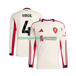 Camisolas Liverpool Virgil van Dijk 4 Homem Visitante 2025-2026 Manga Comprida