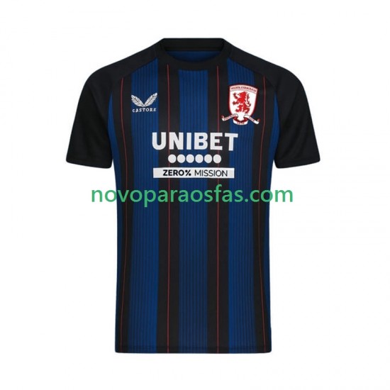 Camisolas Middlesbrough Homem Visitante 2025-2026 Manga Curta