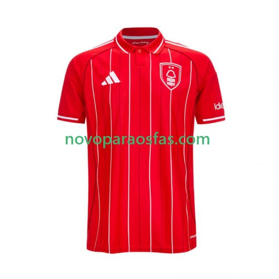 Camisolas Nottingham Forest Homem Casa 2025-2026 Manga Curta