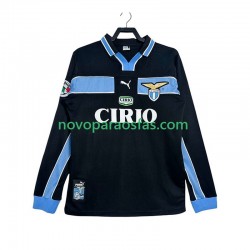 Camisolas SS Lazio Retro Homem Visitante 1998 1999 Manga Comprida
