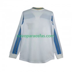 Camisolas SS Lazio 2000 Retro Homem Visitante 1999 Manga Comprida