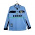 Camisolas SS Lazio Retro Homem Casa 1998 1999 Manga Comprida
