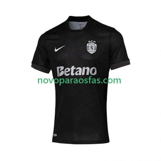 Camisolas Sporting CP Homem Visitante 2025-2026 Manga Curta