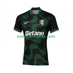 Camisolas Sporting CP Homem Visitante Quarto 2025-2026 Manga Curta