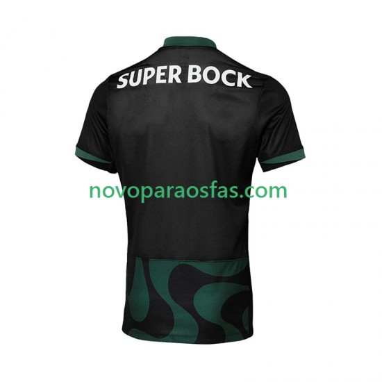 Camisolas Sporting CP Homem Visitante Quarto 2025-2026 Manga Curta