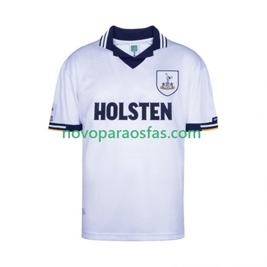Camisolas Tottenham Hotspur Retro Homem Casa 1994 Manga Curta