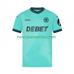 Camisolas Wolverhampton Wanderers Homem Visitante 2025-2026 Manga Curta