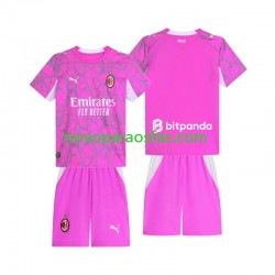 Camisolas AC Milan Guarda-redes Criança Visitante 2026-2027 Manga Curta