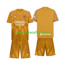Camisolas AC Milan Guarda-redes Criança Casa 2026-2027 Manga Curta