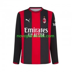 Camisolas AC Milan Homem Casa 2026-2027 Manga Comprida