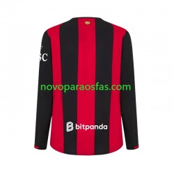 Camisolas AC Milan Homem Casa 2026-2027 Manga Comprida
