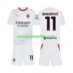 Camisolas AC Milan Ibrahimović 11 Criança Visitante 2026-2027 Manga Curta