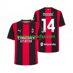 Camisolas AC Milan Modrić Luka 14 Homem Casa 2026-2027 Manga Curta
