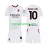 Camisolas AC Milan Rafael Leao 10 Criança Visitante 2026-2027 Manga Curta