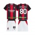 Camisolas AC Milan Ronaldinho 80 Criança Casa 2026-2027 Manga Curta