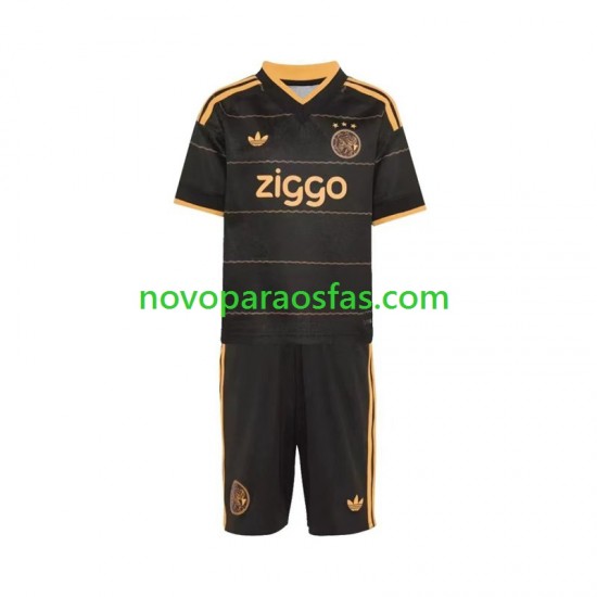 Camisolas AFC Ajax Criança Visitante 2026-2027 Manga Curta