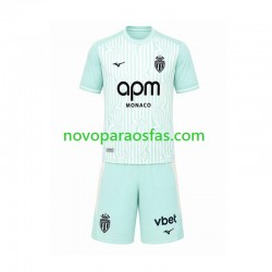 Camisolas AS Monaco Criança Alternativo 2026-2027 Manga Curta