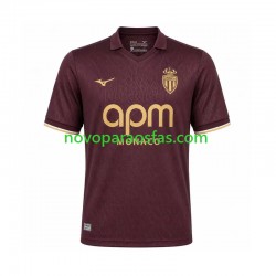 Camisolas AS Monaco Homem Visitante 2026-2027 Manga Curta
