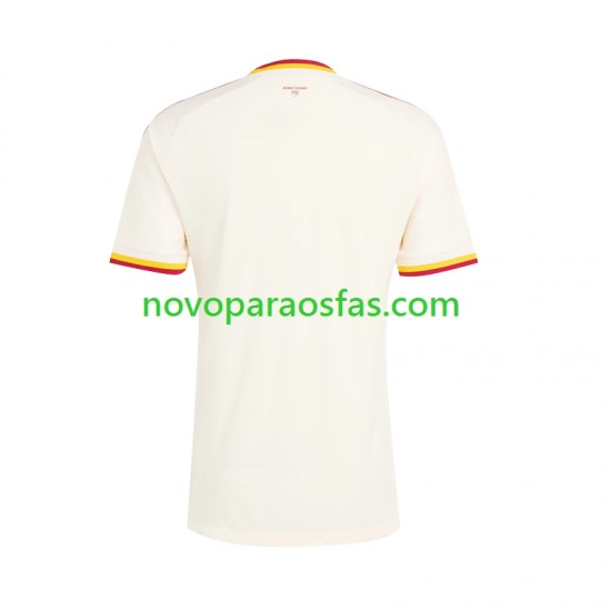 Camisolas AS Roma Homem Visitante 2026-2027 Manga Curta