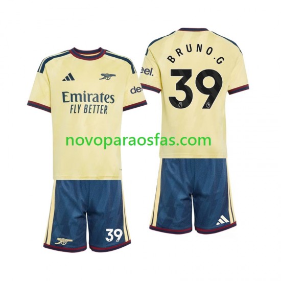 Camisolas Arsenal Bruno Guimaraes 39 Criança Alternativo 2026-2027 Manga Curta