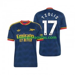 Camisolas Arsenal Christos Tzolis 17 Homem Visitante 2026-2027 Manga Curta