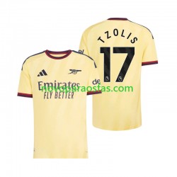 Camisolas Arsenal Christos Tzolis 17 Homem Alternativo 2026-2027 Manga Curta