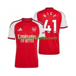 Camisolas Arsenal Declan Rice 41 Homem Casa 2026-2027 Manga Curta