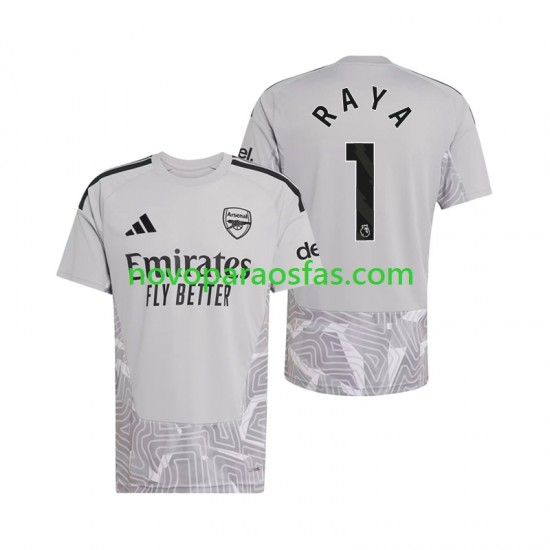 Camisolas Arsenal David Raya 1 Guarda-redes Homem Casa 2026-2027 Manga Curta