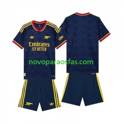 Camisolas Arsenal Criança Visitante 2026-2027 Manga Curta