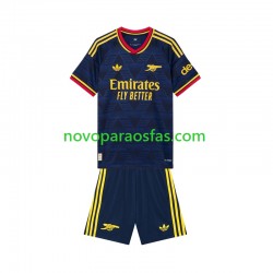 Camisolas Arsenal Criança Visitante 2026-2027 Manga Curta