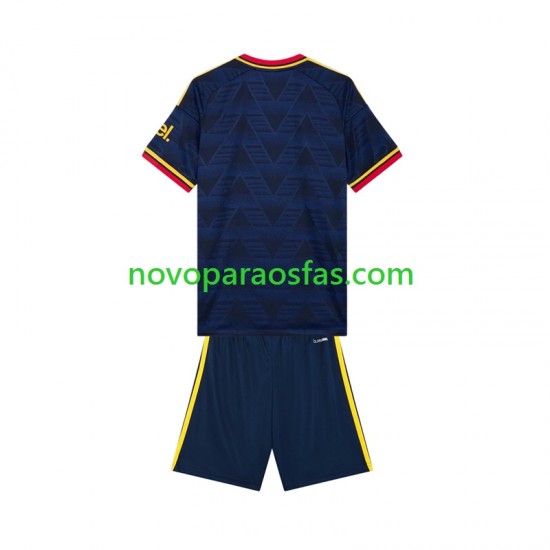 Camisolas Arsenal Criança Visitante 2026-2027 Manga Curta