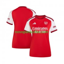 Camisolas Arsenal Mulher Casa 2026-2027 Manga Curta