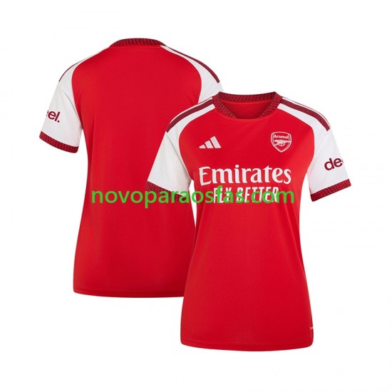 Camisolas Arsenal Mulher Casa 2026-2027 Manga Curta