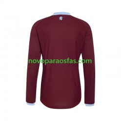 Camisolas Aston Villa Homem Casa 2026-2027 Manga Comprida